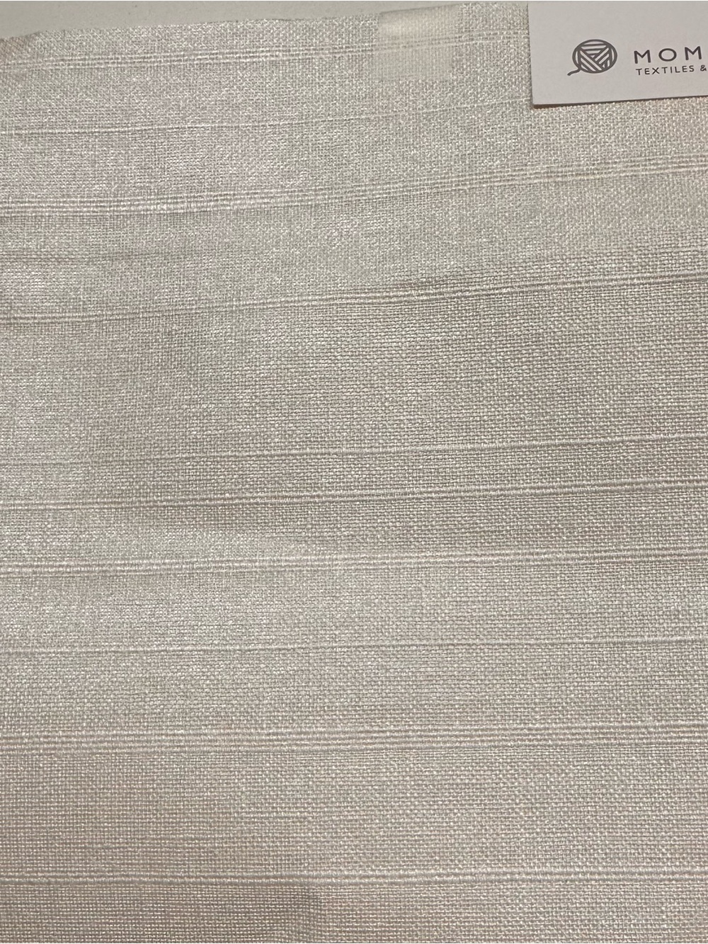 Momentum Cream Textured Wallpaper - Subtle Horizontal Stripe L=131”   W=54”